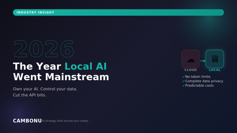 2026: Local AI is going Mainstream, don’t fall behind
